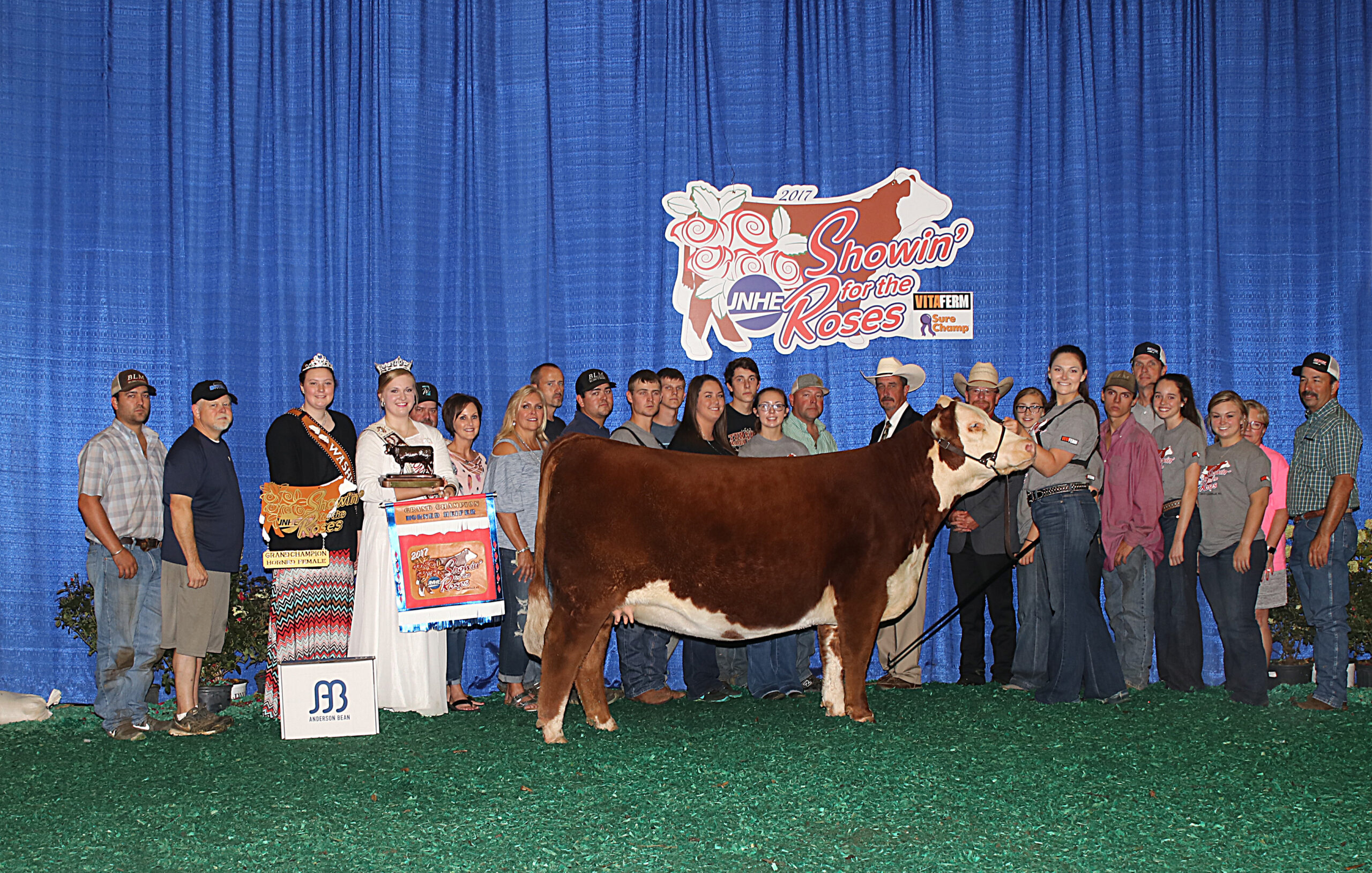 Skiles, Moore, Jensen Take Owned Female Show Honors at 2017 Junior National Hereford Expo
