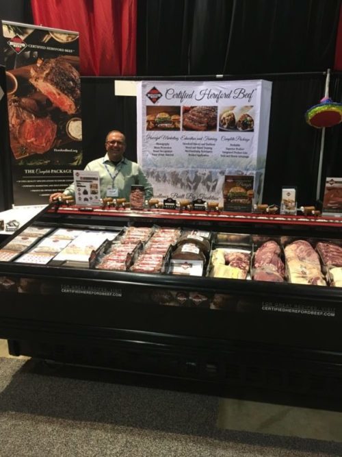 Certified Hereford Beef Exhibits at Affiliated Amarillo Food Show