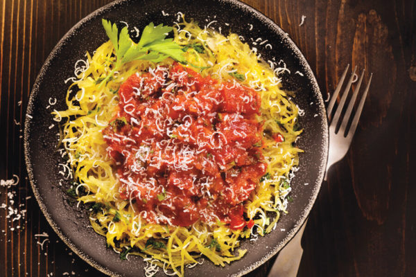 CHB Recipe: Spaghetti Squash with Meat Sauce