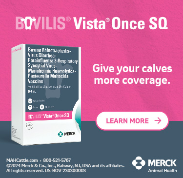 Bovilis Vista Once SQ - give your calves more coverage.