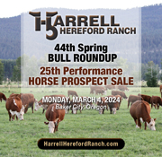 Harrell ranch is excited to announce their upcoming 4th spring bull prospect sale. Don't miss the opportunity to acquire top-quality bulls from the Harrell-2024 bloodline.